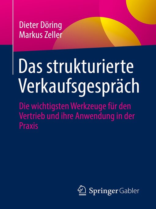 Title details for Das strukturierte Verkaufsgespräch by Dieter Döring - Available